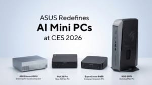 ASUS unveils ultrasmall-form-factor PCs with a focus on AI performance at CES 2026