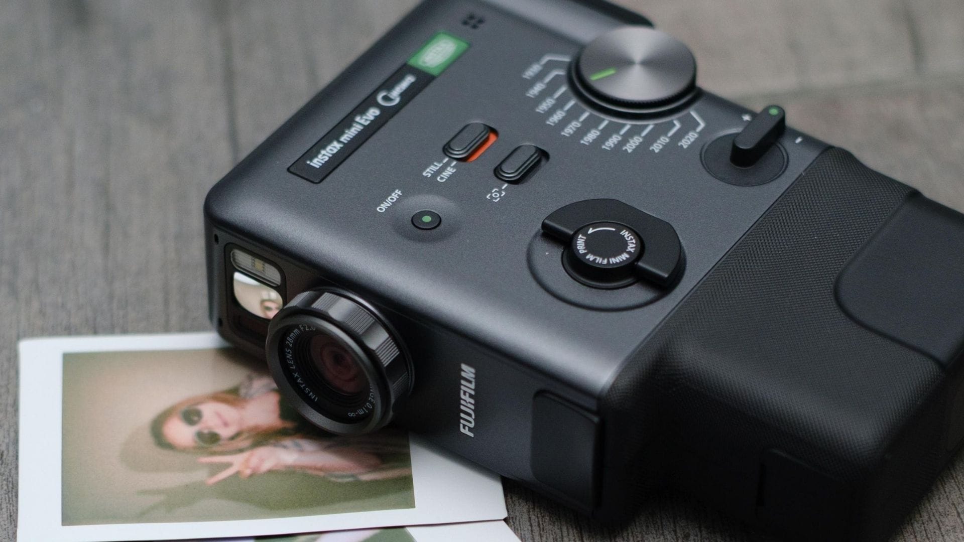 Fujifilm blends retro style with social media features in new Instax Mini Evo Cinema camera