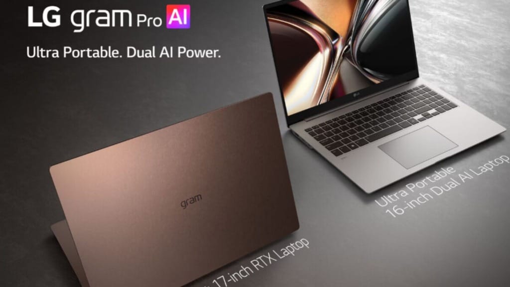LG unveils ultra-light Gram laptops with RTX graphics ahead of CES 2026