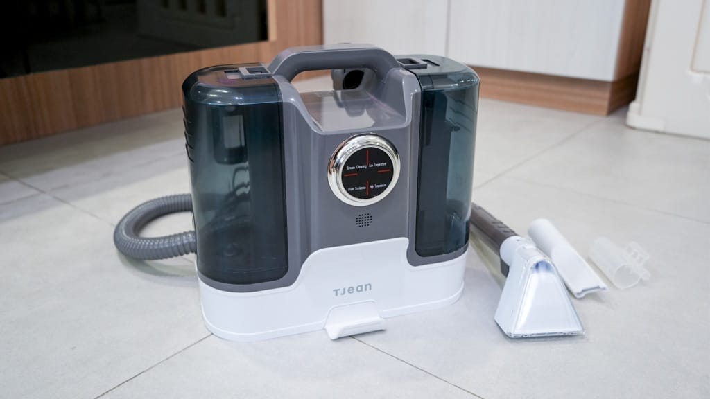 TJean Portable Spot Cleaner review- A compact steam-powered solution for fabric stains - 1