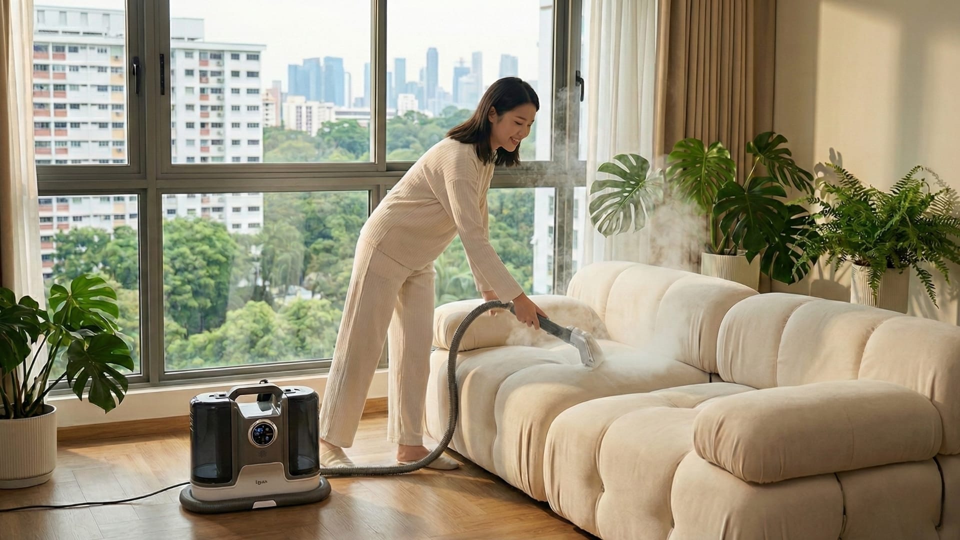 TJean Portable Spot Cleaner review- A compact steam-powered solution for fabric stains