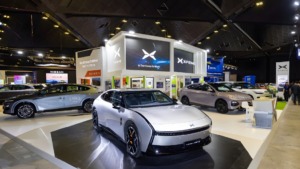 XPENG previews next-generation P7 and humanoid robot IRON at Singapore Motorshow 2026