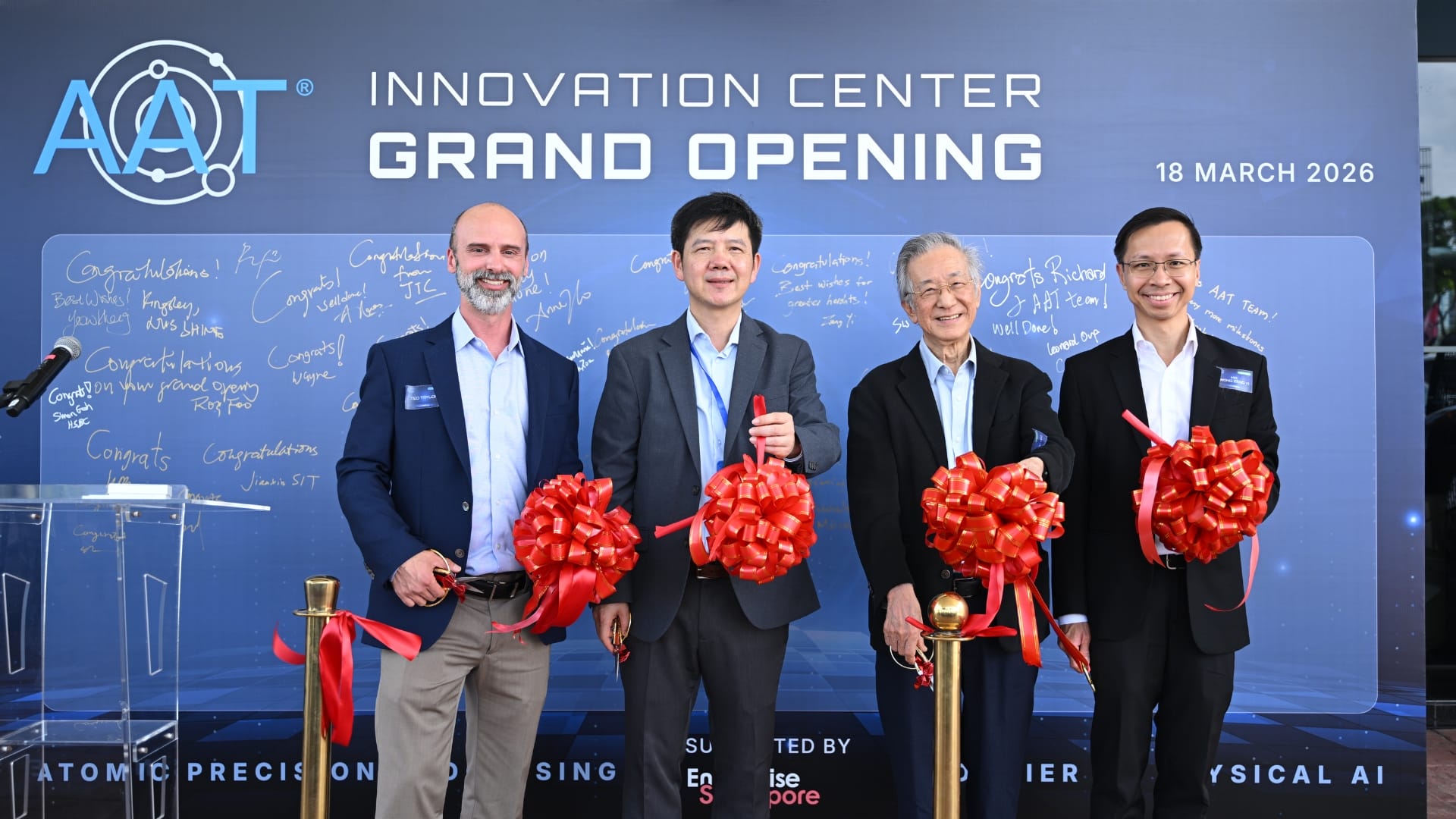 AAT opens atomic precision semiconductor facility in Singapore for AI chip manufacturing
