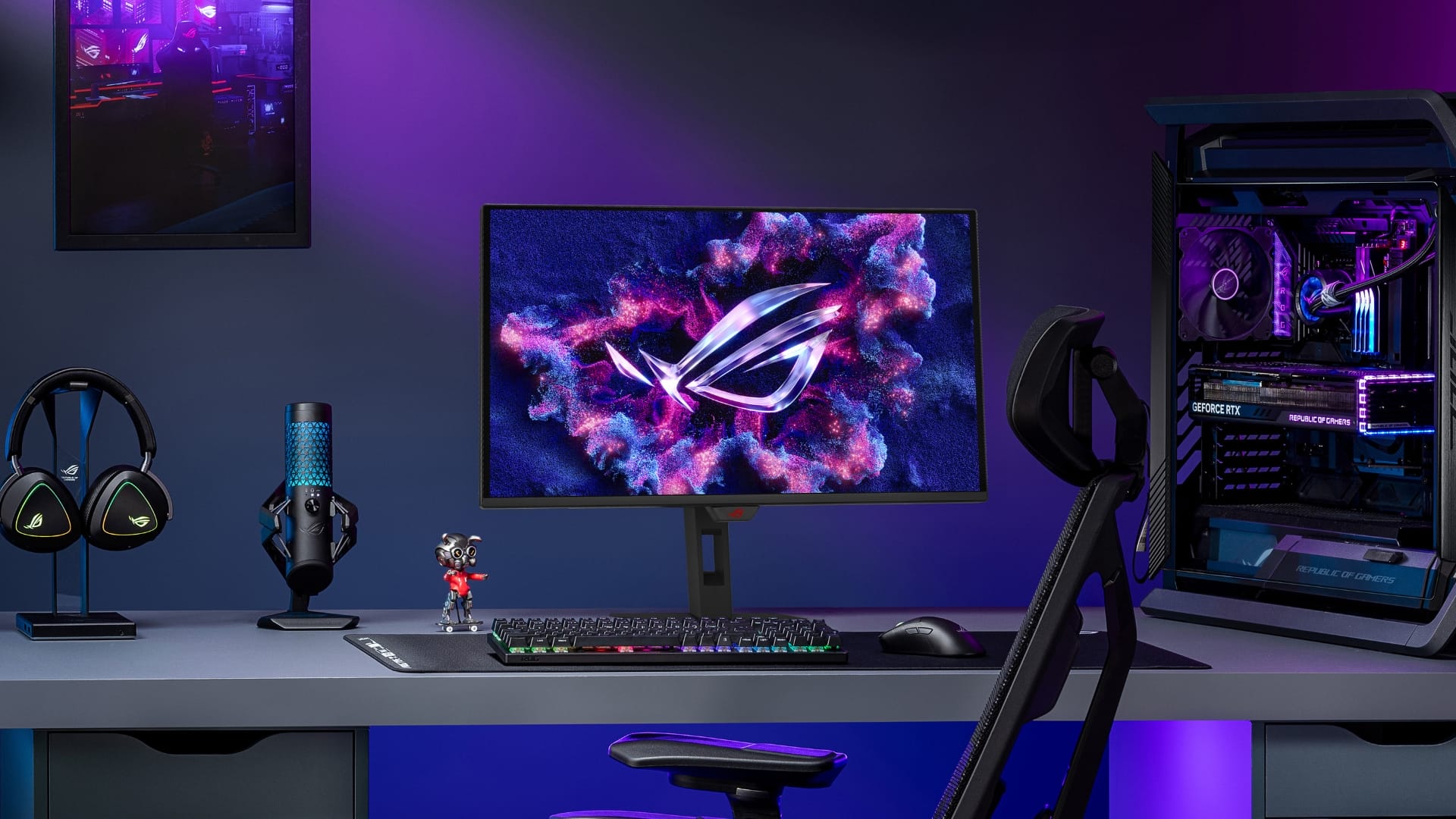 ASUS expands Strix OLED line with three 27-inch QHD gaming monitors