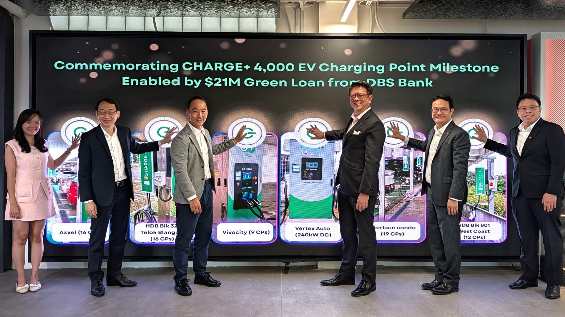 Charge+ surpasses 4,000 EV charging points in Singapore with DBS-backed expansion