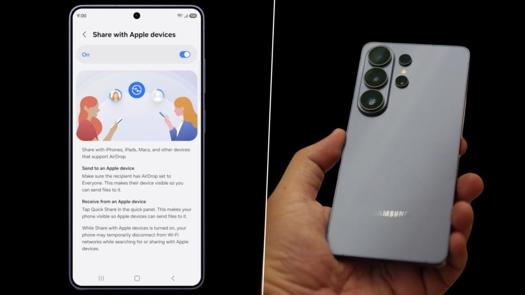 Samsung brings AirDrop-style sharing to Galaxy S26 devices Samsung brings AirDrop-style sharing to Galaxy S26 devices