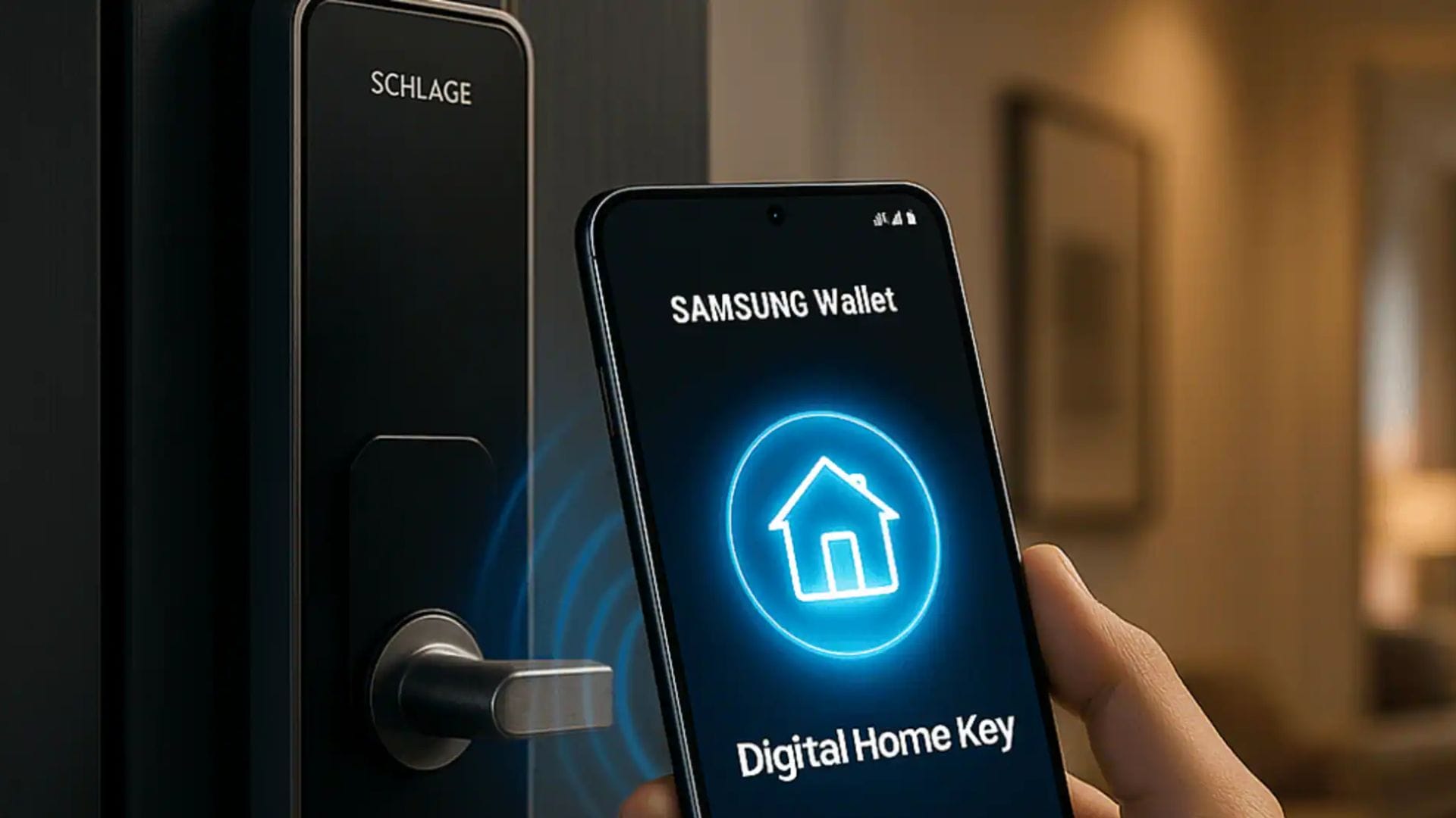 Samsung wallet adds support for digital keys for smart home locks