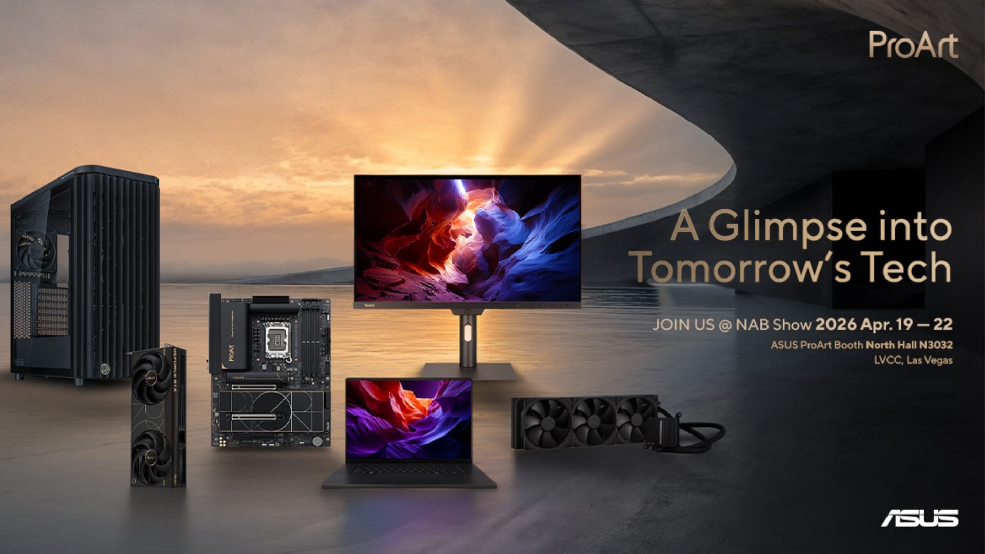 ASUS outlines end-to-end AI creator workflows across ProArt ecosystem at NAB Show 2026