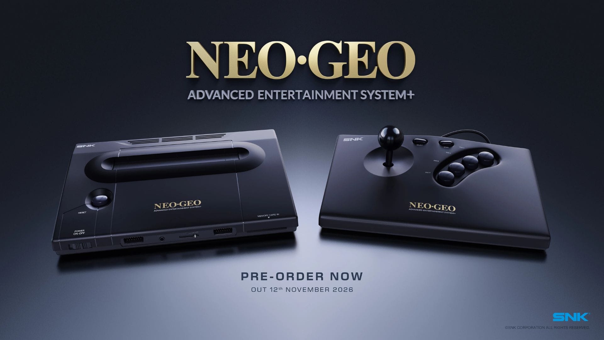 SNK unveils Neo Geo AES+ remake compatible with original cartridges and HDMI