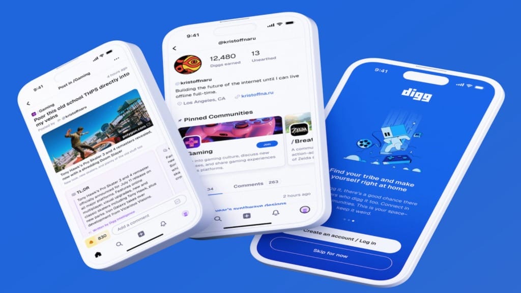 Digg returns with a new focus on AI news aggregation Digg returns with a new focus on AI news aggregation