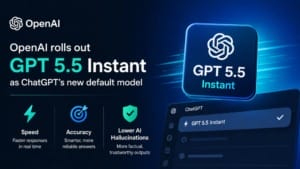 OpenAI rolls out GPT-5.5 Instant with fewer hallucinations and cleaner responses OpenAI rolls out GPT-5.5 Instant with fewer hallucinations and cleaner responses