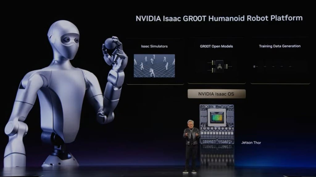 NVIDIA builds open Isaac GR00T humanoid reference design for robotics research NVIDIA builds open Isaac GR00T humanoid reference design for robotics research