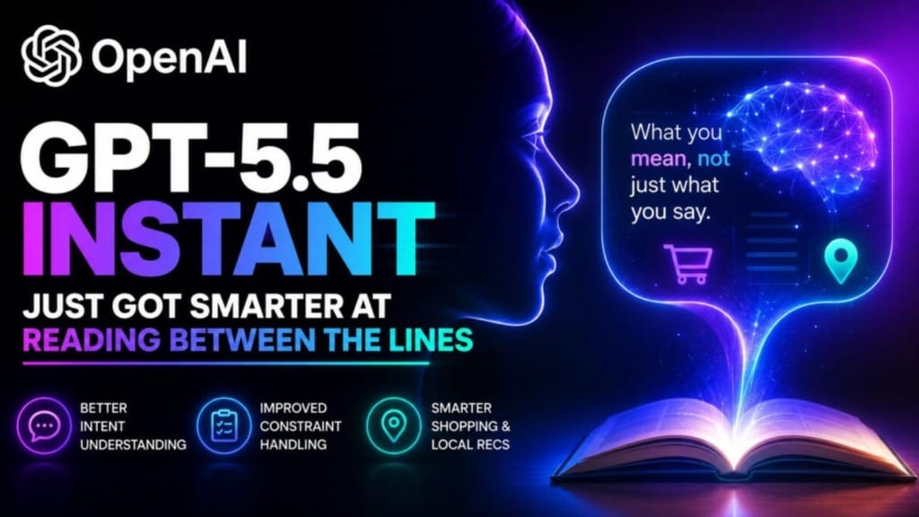OpenAI improves GPT-5.5 Instant with stronger context understanding in ChatGPT OpenAI improves GPT-5.5 Instant with stronger context understanding in ChatGPT