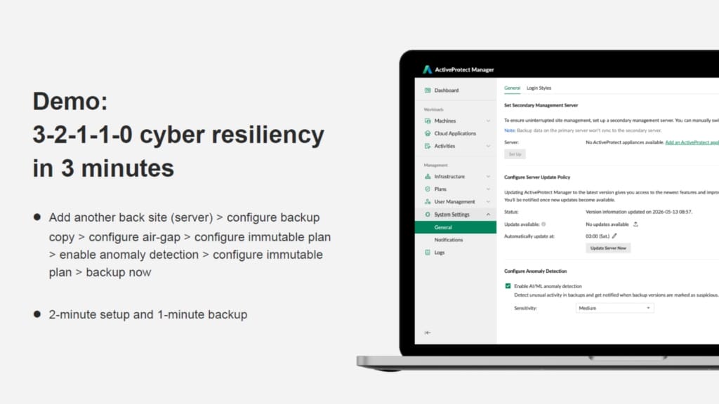 Synology expands ActiveProtect Manager with cloud recovery and AI threat detection - 3