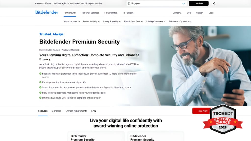 Best security suites for 2026 Antivirus, scam protection and privacy tools for multiple devices - 3