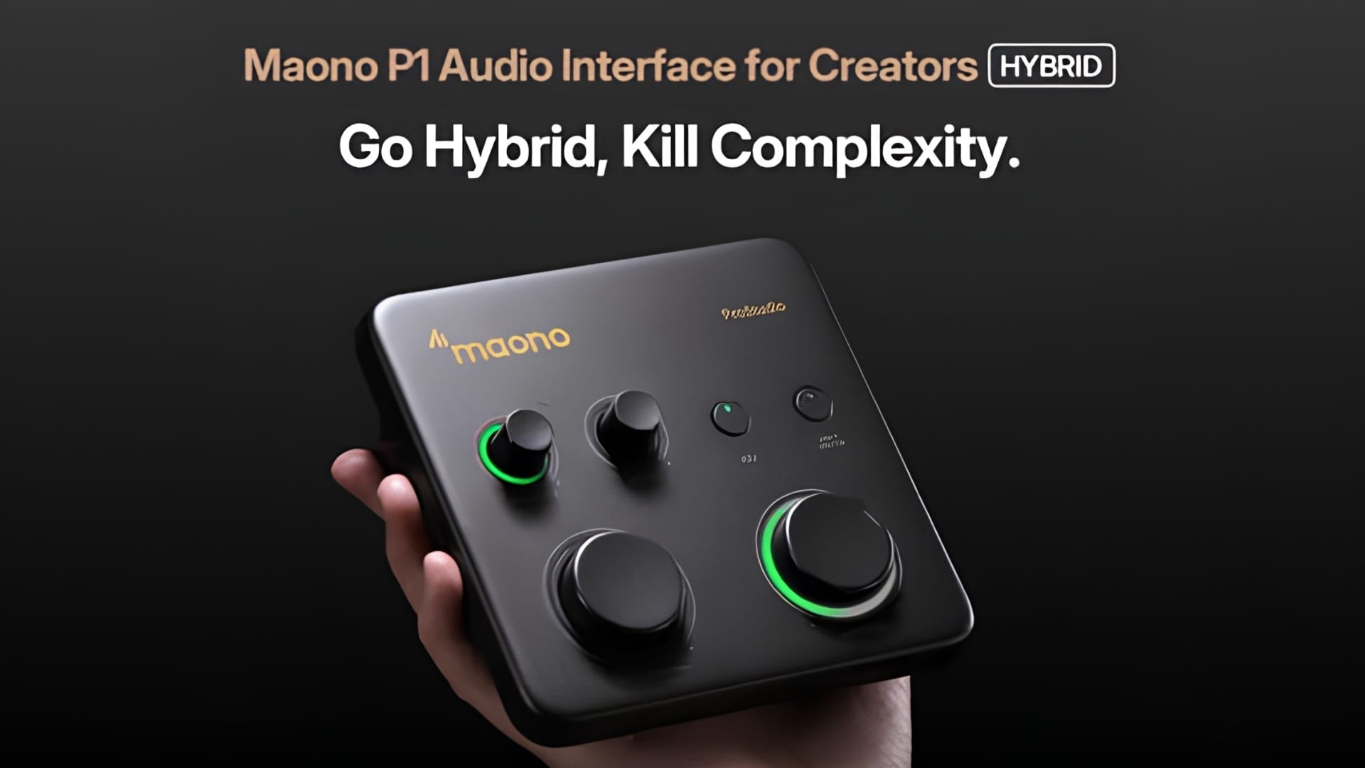 Maono P1 and P2 audio interfaces support recording across mobile, camera and desktop setups