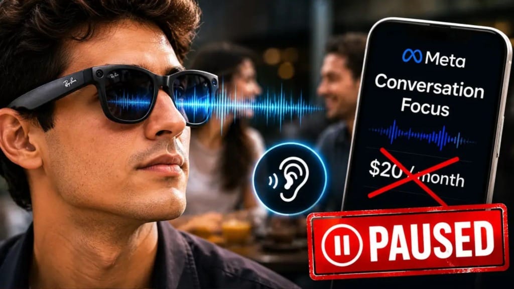 Meta pauses subscription limits on Conversation Focus for smart glasses Meta pauses subscription limits on Conversation Focus for smart glasses