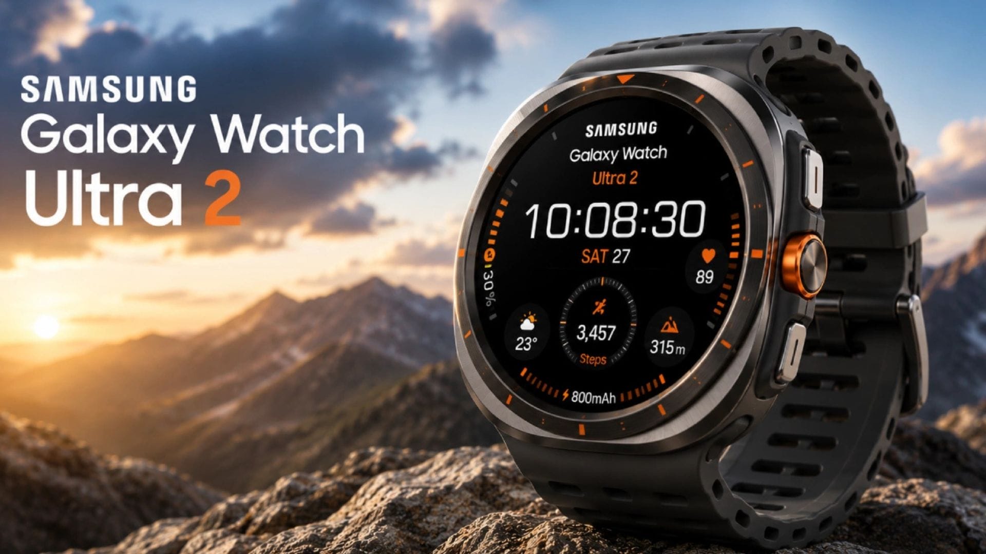 Samsung Galaxy Watch Ultra 2 leak points to slimmer design and brighter display