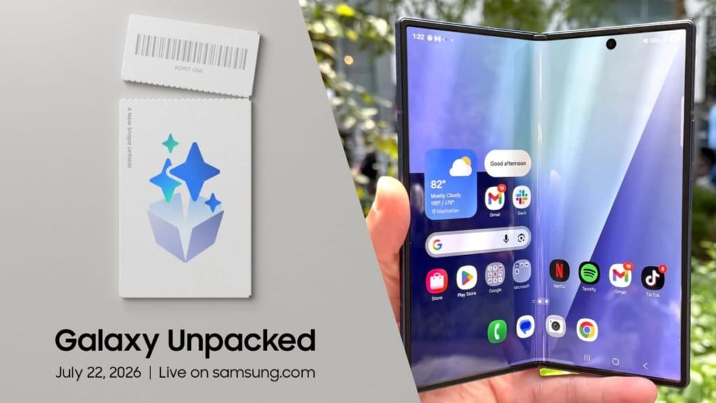 Samsung to unveil new foldable devices at Galaxy Unpacked on 22 July Samsung to unveil new foldable devices at Galaxy Unpacked on 22 July