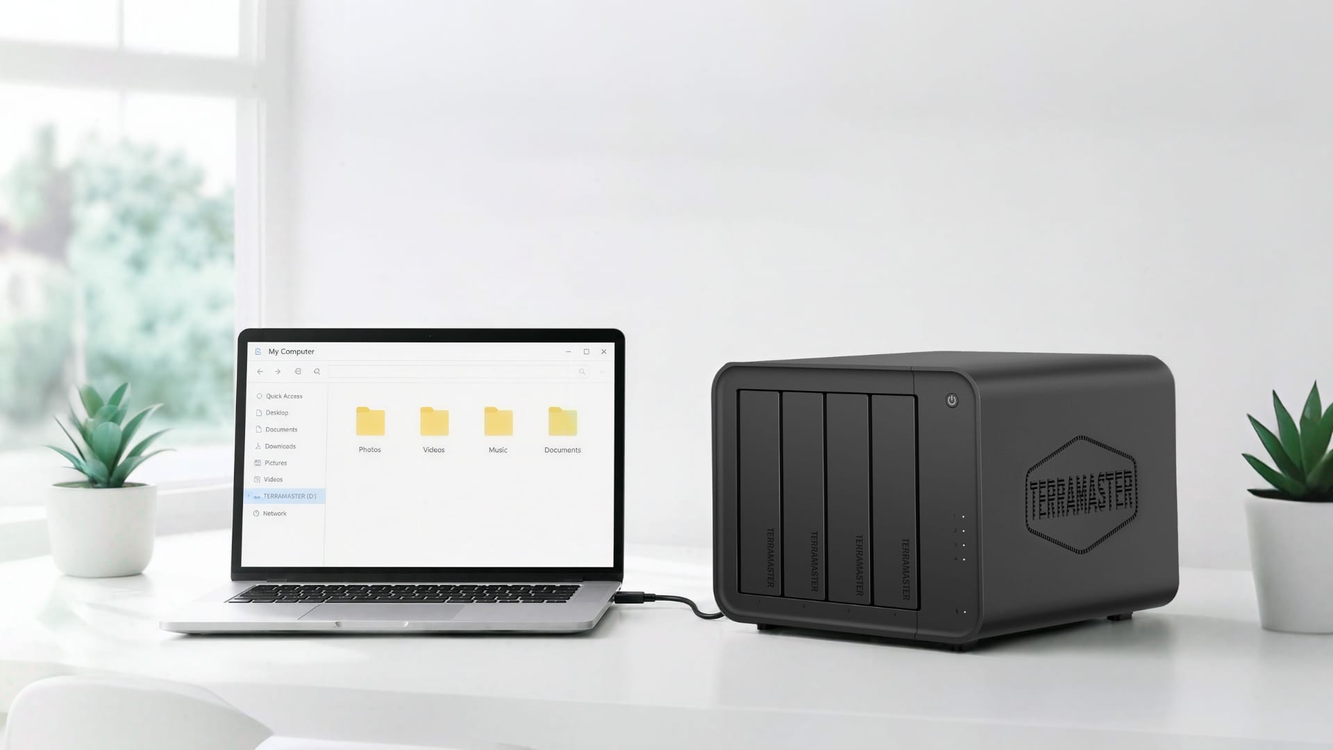 TerraMaster D8 Hybrid 2 combines four hard drives and four NVMe SSDs