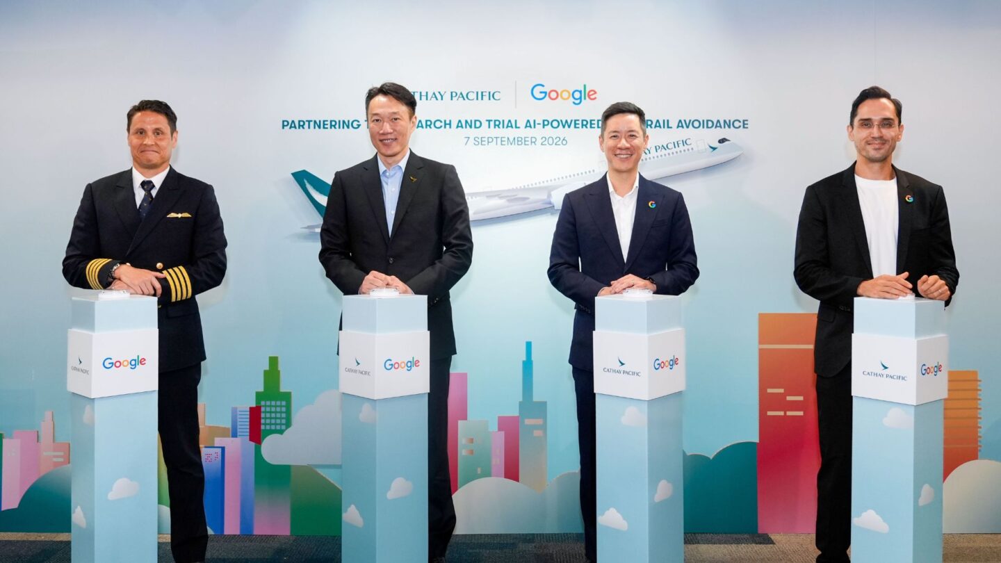 Google and Cathay Pacific use AI to reduce climate impact from aircraft contrails