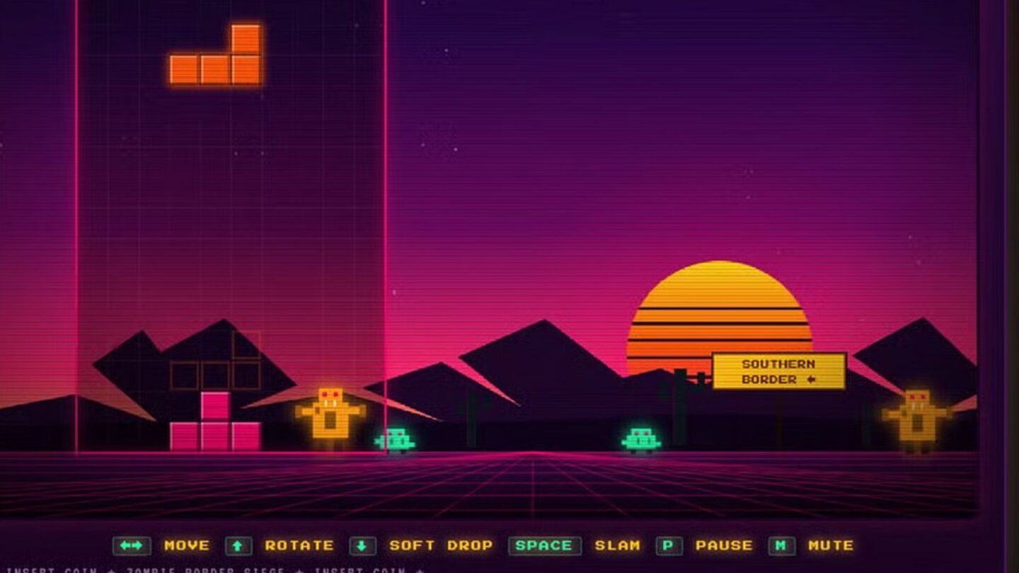 White House removes Tetris-inspired border wall game after copyright concerns
