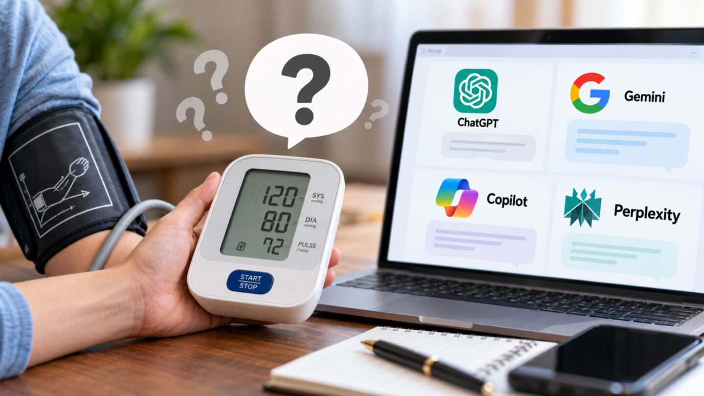AI chatbots may misidentify reliable blood pressure monitors, study warns