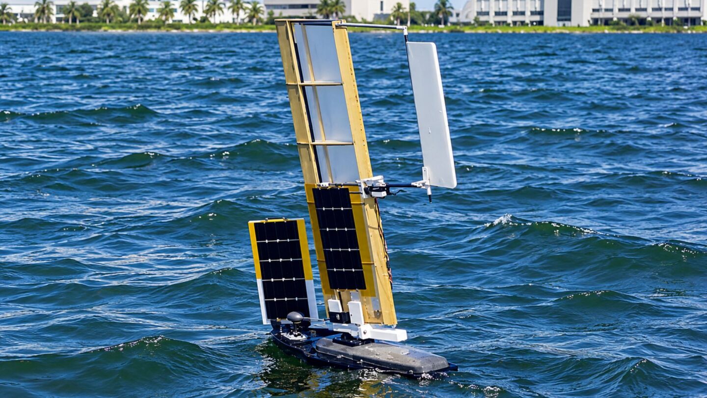 SUTD researchers develop sailboat drone that rotates before landing on water